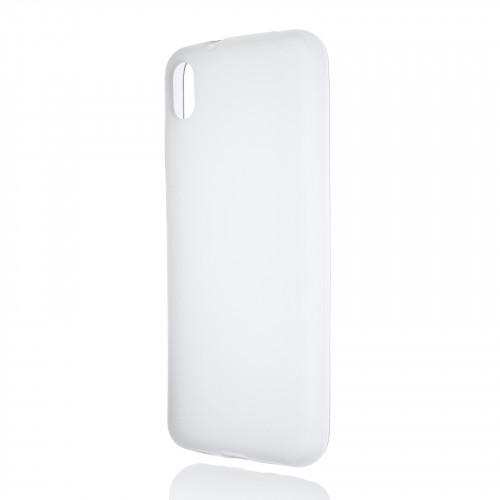 Силиконовый матовый полупрозрачный чехол для Xiaomi RedMi 7A, цвет Белый