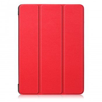 Сегментарный чехол книжка подставка на непрозрачной поликарбонатной основе для Ipad Pro 11 (2020)/ Pro 11 (2021) Красный