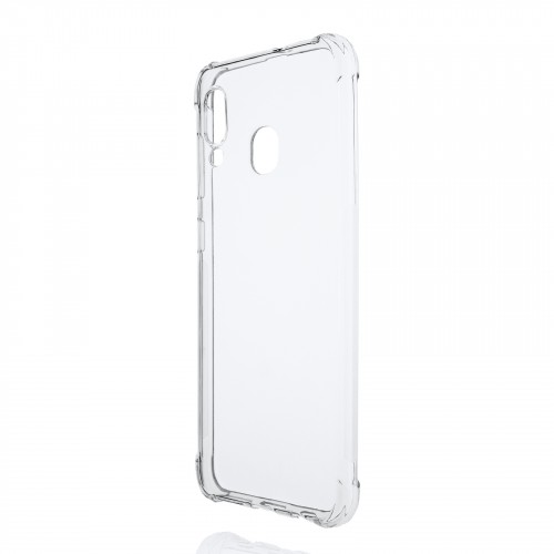 Прозрачный противоударный силиконовый чехол для Samsung Galaxy A20/A30 с усиленными углами