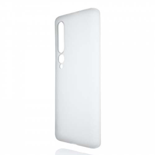 Силиконовый матовый полупрозрачный чехол для Xiaomi Mi 10
