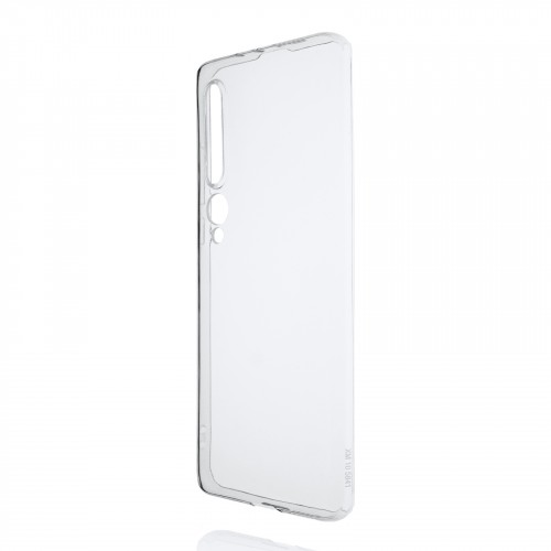 Силиконовый глянцевый транспарентный чехол для Xiaomi Mi 10