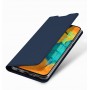 Магнитный флип чехол-книжка для Samsung Galaxy A20/A30 с функцией подставки и с отсеком для карт, цвет Черный