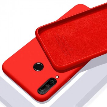 Матовый силиконовый чехол для Huawei Honor 9X с покрытием софт-тач Красный
