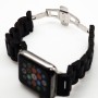Деревянный сегментарный ремешок на пряжке для Apple Watch Series 4/5 40мм/Series 1/2/3 38мм