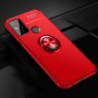 Силиконовый матовый чехол для Huawei Honor 9A с встроенным кольцом-подставкой-держателем, цвет Красный