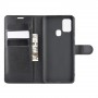 Чехол портмоне подставка для Samsung Galaxy A21s с магнитной защелкой и отделениями для карт