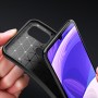 Матовый силиконовый чехол для Samsung Galaxy M31 с текстурным покрытием карбон