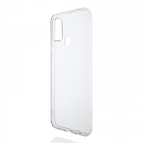 Силиконовый глянцевый транспарентный чехол для Samsung Galaxy M31