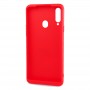 Двухкомпонентный сборный пластиковый матовый чехол для Samsung Galaxy A20s, цвет Красный
