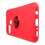 Силиконовый матовый чехол для Samsung Galaxy M31 с встроенным кольцом-подставкой-держателем, цвет Красный