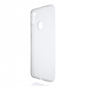 Силиконовый глянцевый транспарентный чехол для Samsung Galaxy M11/A11