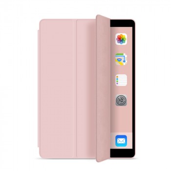 Сегментарный чехол книжка подставка на непрозрачной силиконовой основе для Huawei MatePad Розовый
