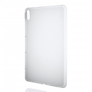 Силиконовый матовый полупрозрачный чехол для Huawei MatePad Белый