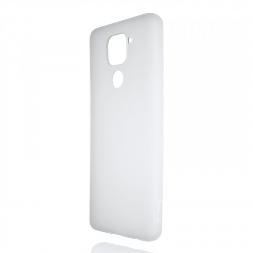 Силиконовый матовый полупрозрачный чехол для Xiaomi RedMi Note 9, цвет Белый