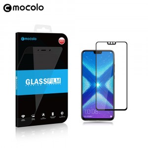Улучшенное закругленное 3D полноэкранное защитное стекло Mocolo для Huawei Honor 8X/9X Lite Черный