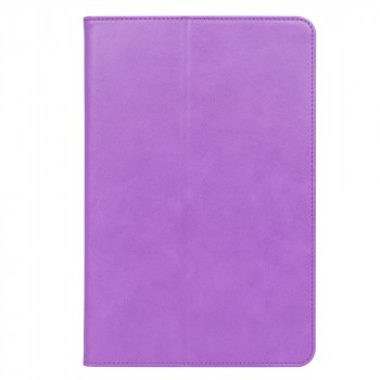 Чехол книжка подставка на непрозрачной силиконовой основе с отсеком для карт и поддержкой кисти для Samsung Galaxy Tab S7  Фиолетовый