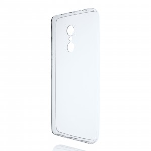 Силиконовый глянцевый транспарентный чехол для Xiaomi RedMi Note 4