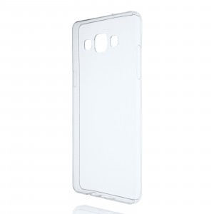 Силиконовый глянцевый транспарентный чехол для Samsung Galaxy A5