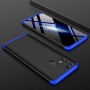 Трехкомпонентный сборный двухцветный пластиковый чехол для Samsung Galaxy A21s, цвет Синий
