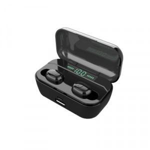 Беспроводные влагозащищенные (IPX7) наушники True Wireless Bluetooth 5.0 с магнитным зарядным кейсом 3500мАч с LED-дисплеем и функцией повербанка