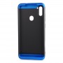 Трехкомпонентный сборный двухцветный пластиковый чехол для Samsung Galaxy M11/A11, цвет Синий