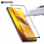 Премиум 3D сверхчувствительное ультратонкое защитное стекло Mocolo для Xiaomi Poco X3, цвет Черный
