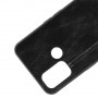 Силиконовый матовый непрозрачный чехол с текстурным покрытием винтажная Кожа для OPPO A53 