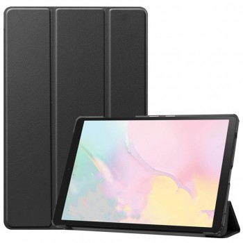 Сегментарный чехол книжка подставка на непрозрачной пластиковой основе для Samsung Galaxy Tab A7 10.4 (2020) Черный