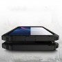 Двухкомпонентный противоударный чехол для Iphone 12 Mini с нескользящими гранями и поликарбонатными вставками, цвет Синий