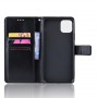 Глянцевый водоотталкивающий чехол портмоне подставка для Iphone 12 Pro Max с магнитной защелкой и отделениями для карт, цвет Коричневый