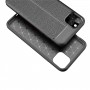 Силиконовый чехол накладка для Iphone 12 Mini с текстурой кожи
