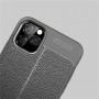 Силиконовый чехол накладка для Iphone 12 Pro Max с текстурой кожи