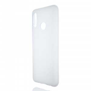 Силиконовый матовый полупрозрачный чехол для Huawei Honor 10 Lite/Huawei P Smart (2019) Белый