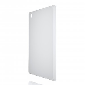 Силиконовый матовый полупрозрачный чехол с нескользящими гранями для Samsung Galaxy Tab A7 10.4 (2020) Белый
