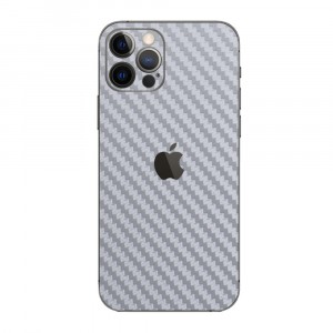 Защитная пленка на заднюю и боковые поверхности текстура Карбон для Iphone 12 Pro