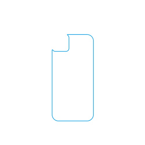 Защитное стекло на заднюю поверхность для Iphone 12 Mini