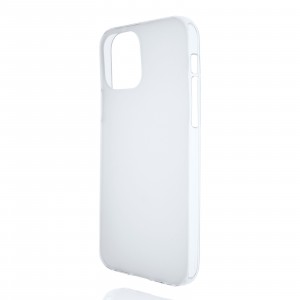 Силиконовый матовый полупрозрачный чехол для Iphone 12/12 Pro Белый