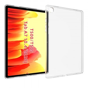 Силиконовый глянцевый транспарентный чехол для Samsung Galaxy Tab A7 10.4 (2020) 