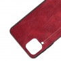 Силиконовый матовый непрозрачный чехол с текстурным покрытием винтажная Кожа для Samsung Galaxy A12/M12