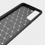 Матовый силиконовый чехол для Samsung Galaxy S21 Plus с текстурным покрытием металлик