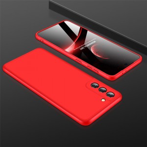 Трехкомпонентный сборный матовый пластиковый чехол для Samsung Galaxy S21 Plus Красный