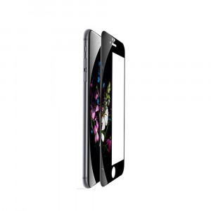 3D полноэкранное ультратонкое износоустойчивое сколостойкое олеофобное защитное стекло для Iphone 8 Plus Черный