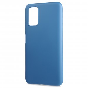 Матовый силиконовый чехол для Huawei Honor 10X Lite с покрытием софт-тач Синий