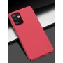 Пластиковый непрозрачный матовый нескользящий премиум чехол с улучшенной защитой элементов корпуса для Samsung Galaxy A52 , цвет Красный