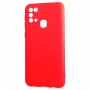 Матовый силиконовый чехол для Samsung Galaxy M31 с покрытием софт-тач, цвет Красный
