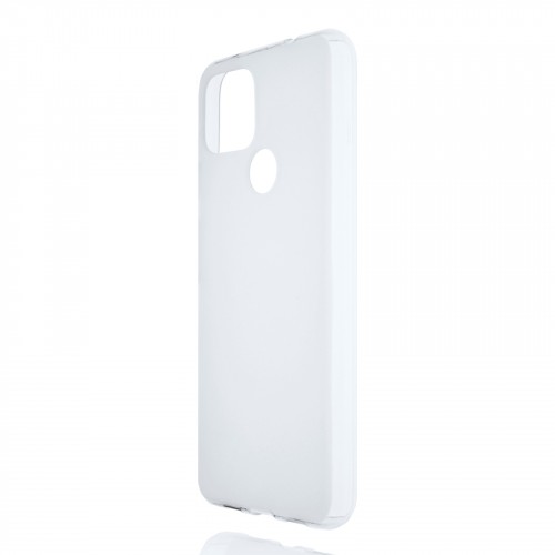 Силиконовый матовый полупрозрачный чехол для Google Pixel 4a 5G