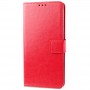Глянцевый водоотталкивающий чехол портмоне подставка для Xiaomi RedMi Note 10T/Poco M3 Pro с магнитной защелкой и отделениями для карт, цвет Красный