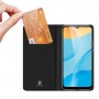 Магнитный флип чехол-книжка для Samsung Galaxy M22/A22 с функцией подставки и с отсеком для карт, цвет Бежевый
