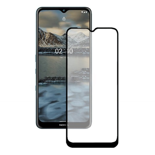 3d полноэкранное защитное стекло для Nokia G10/G20, цвет Черный