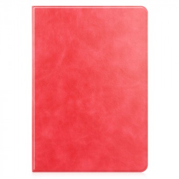 Винтажный чехол книжка подставка на непрозрачной силиконовой основе для Samsung Galaxy Tab S7 FE  Красный